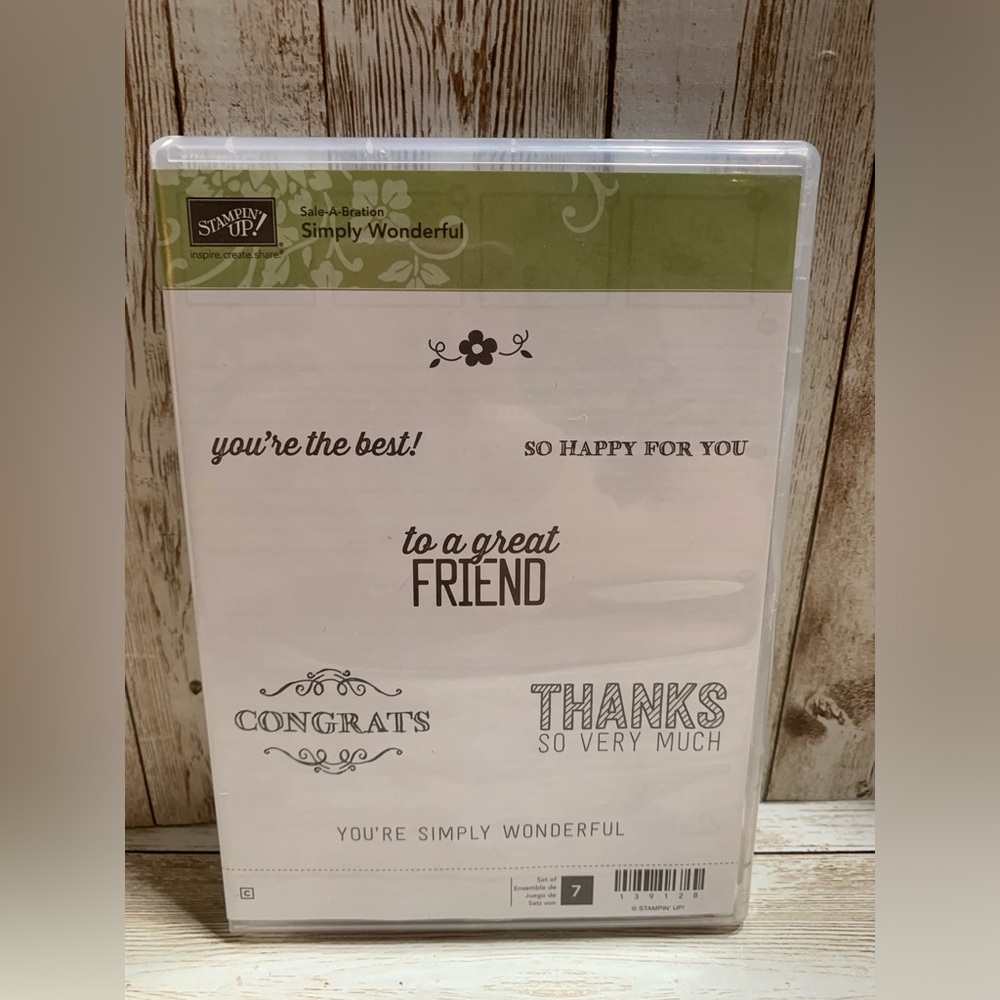 Stampin Up Simply Wonderful